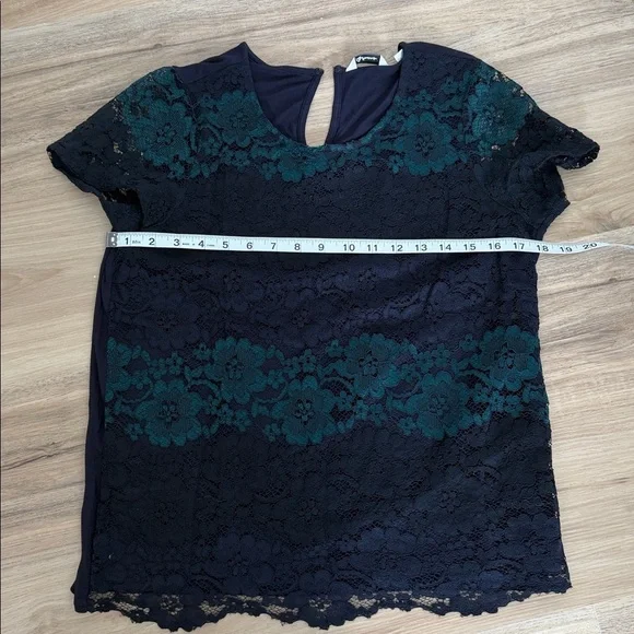 Reitmans Midnight Blue Lace Top - Picture 6 of 7